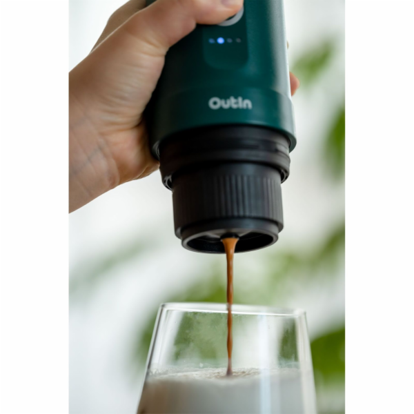 Outin - Nano Espresso Maker - Teal Přenosný Espresso Maker