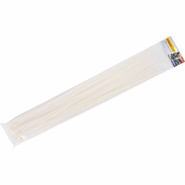 Páska stahovací 800x9 mm-50 ks bílá Strend Pro XXL extra STR