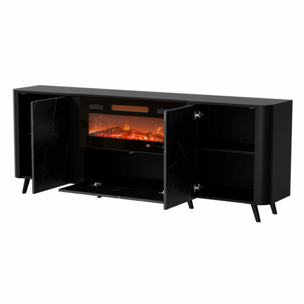 Cama Volare komoda 200 x 39 x 75 cm černá/san sebastian +...