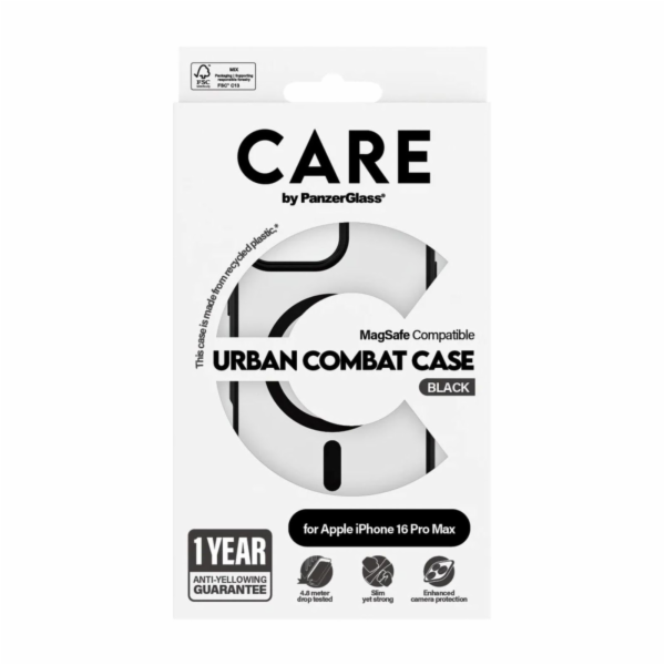 CARE by PanzerGlass Urban Combat - Zadní kryt pro mobilní...