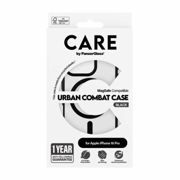 CARE by PanzerGlass Urban Combat - Zadní kryt pro mobilní...