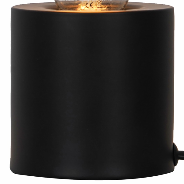 Zámek lampy T23020E D8H8 černý, E27, stojící, 60W