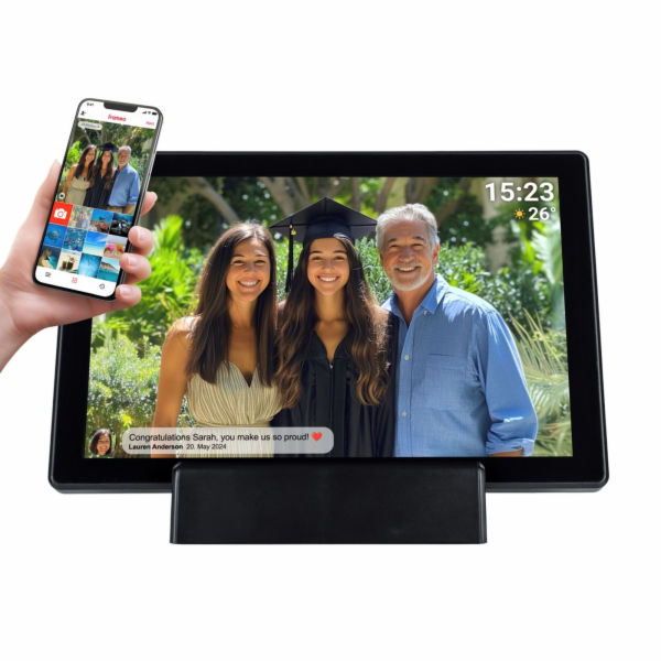 Denver Frameo PFF-1070 schwarz 25,4cm (10,1") 16GB mobil