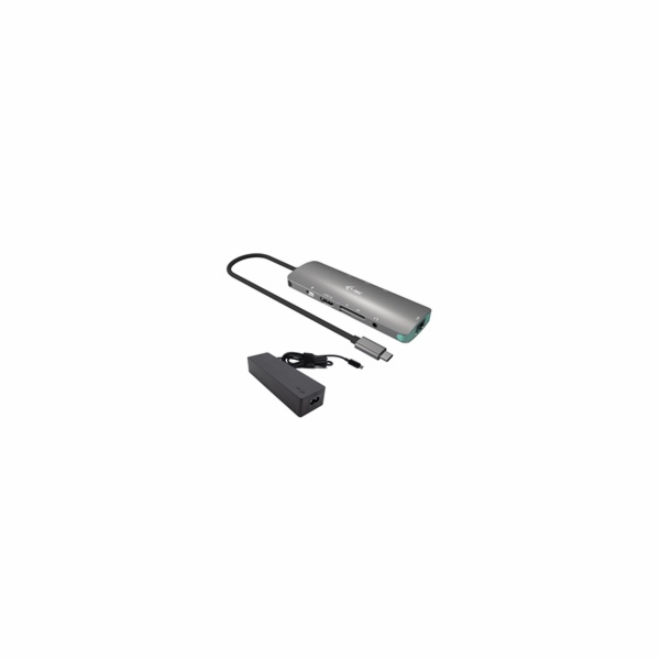 i-tec USB-C Metal Nano Docking Station 4K HDMI LAN with P...