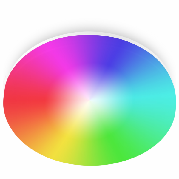 iGET HOME LS1 - Wi-Fi LED světlo 15W RGB, CCT, 22cm, stmí...