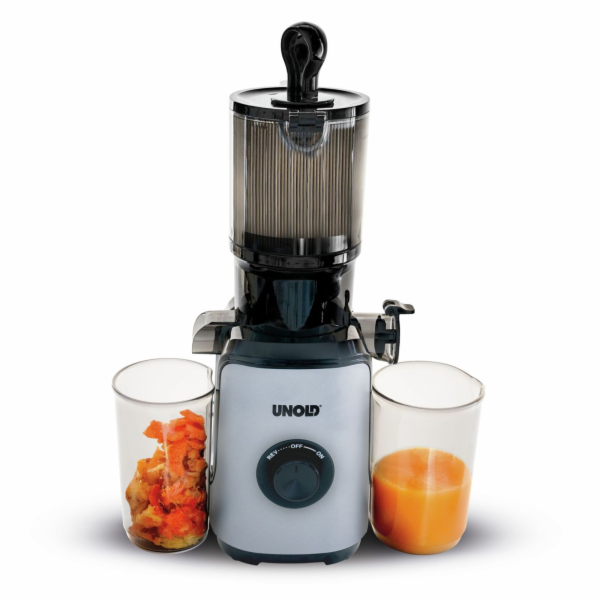 Unold Slow Juicer Sam (silber/schwarz, 200 Watt, Saftbehä...