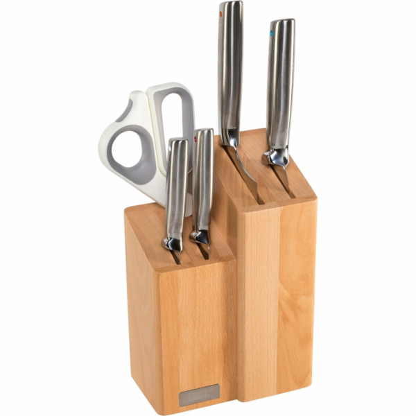 Joseph Joseph Elevate Fusion 5pc Knife&Sciss.Set w.Beechw...