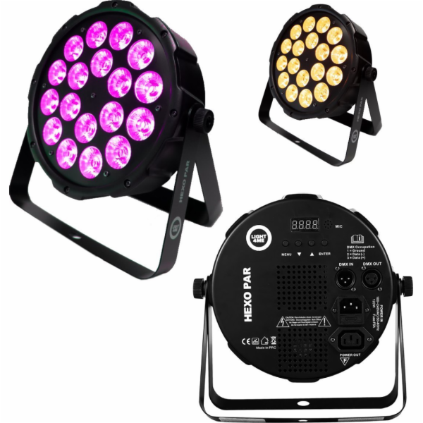 LIGHT4ME SPOTLIGHT STAGE PROJEKTOR LED COLORPHONE DISCO P...