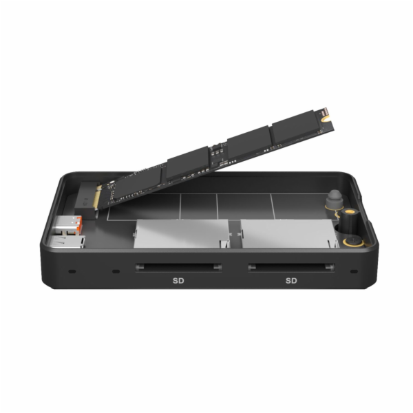 ICY BOX IB-CR602M-C31 M.2 SSD Gehäuse mit Cardreader