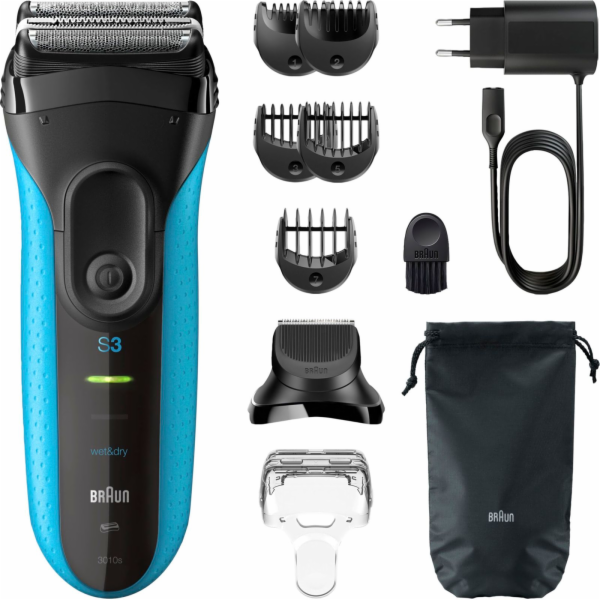 Braun Series 3 3010 BT  Black/Blue