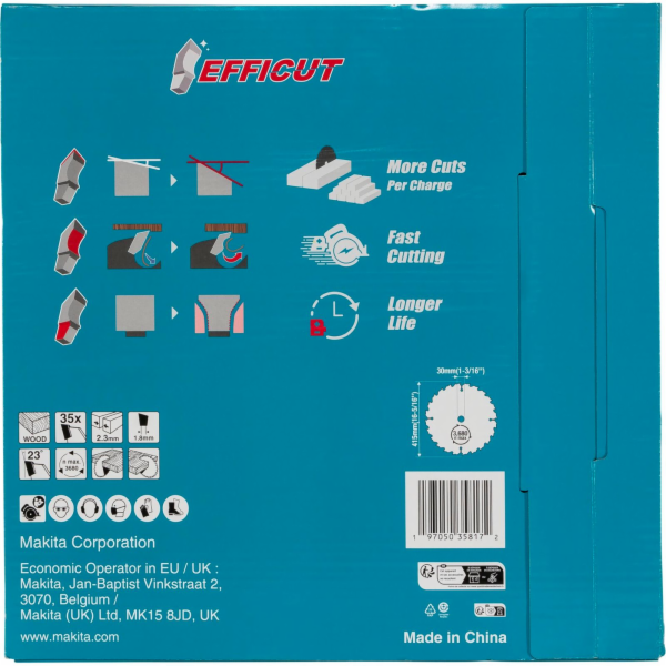 Makita  E-24848 EFFICUT Sägeblatt 415x2,3x30mm