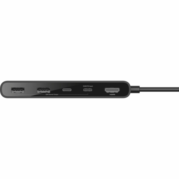 Belkin CONNECT USB-C 7-in-1 mit Dual USB-C Ports,schw.AVC...