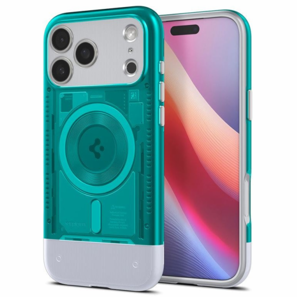 Spigen Classic C1 MagSafe, bondi blue - iPhone 17 Pro