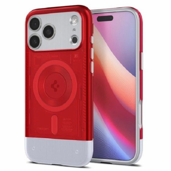 Spigen Classic C1 MagSafe, ruby - iPhone 17 Pro