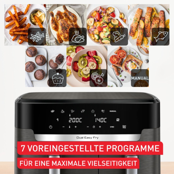 Tefal Easy Fry Dual XXL EY942HE0 fritovací hrnec Dvojitý ...