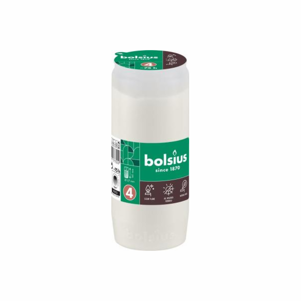 Náplň Bolsius, 75 h, 238 g, 57x141 mm, do kahanca, biela,...