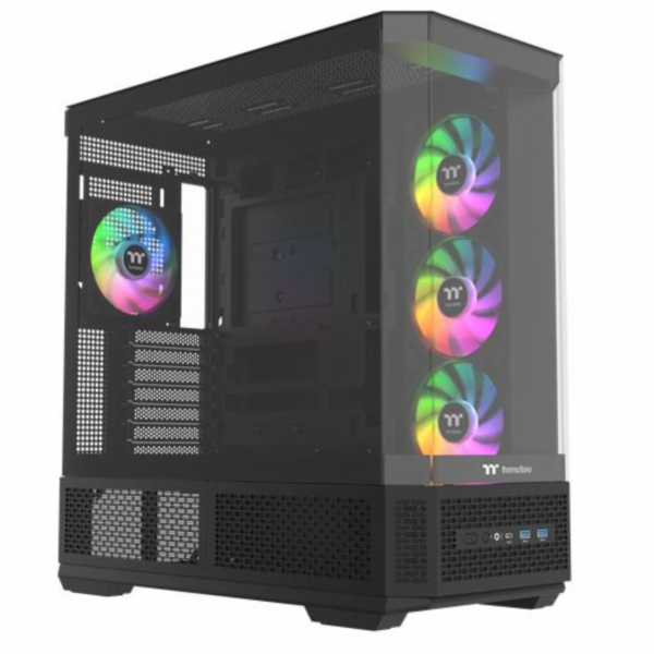 Thermaltake View 370 TG ARGB (schwarz, Tempered Glass x 3)