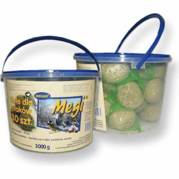 Megan Megi Ball malé 100g v kbelíku po 30 ks. 2550g