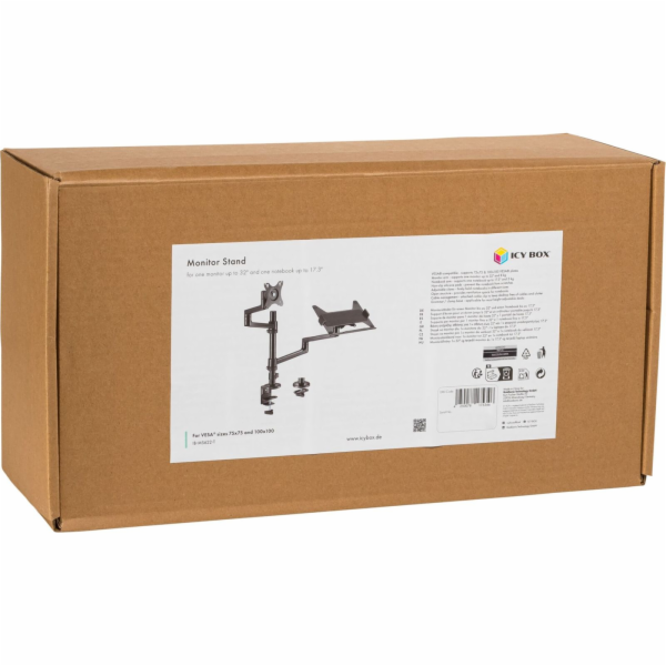 ICY BOX IB-MS622-T Monitorständer für einen Monitor