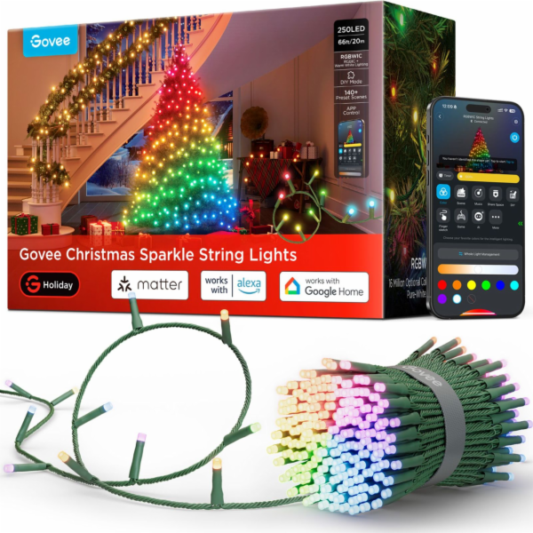Govee Christmas Sparkle String Lights  (20 Meter)