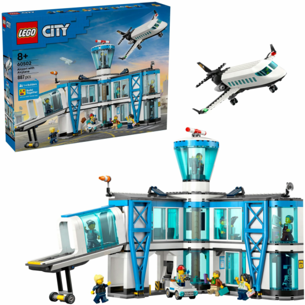 LEGO 60502 City Letiště s letadlem, Stavebnice