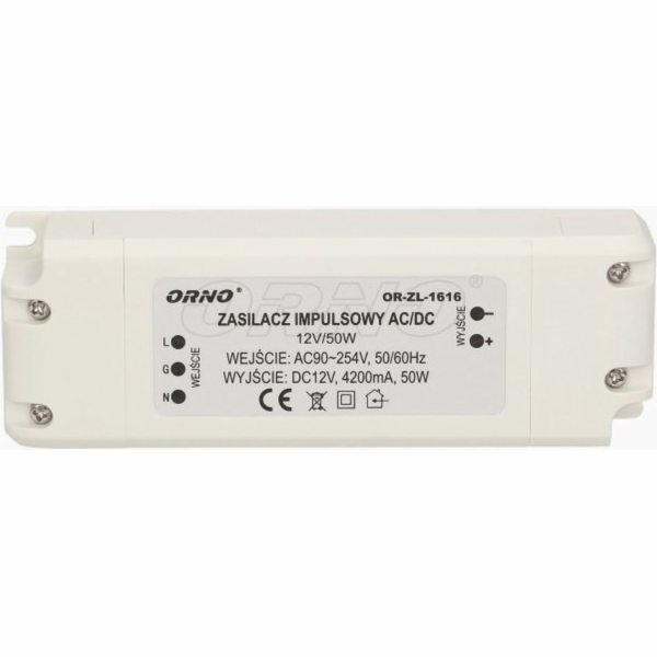 Orno Napájecí zdroj pro LED 12V DC 50W 4,2A IP20 (OR-ZL-1...