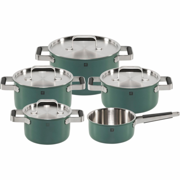 Zwilling Pure Cookware Set 5-Pc 18/10 Green