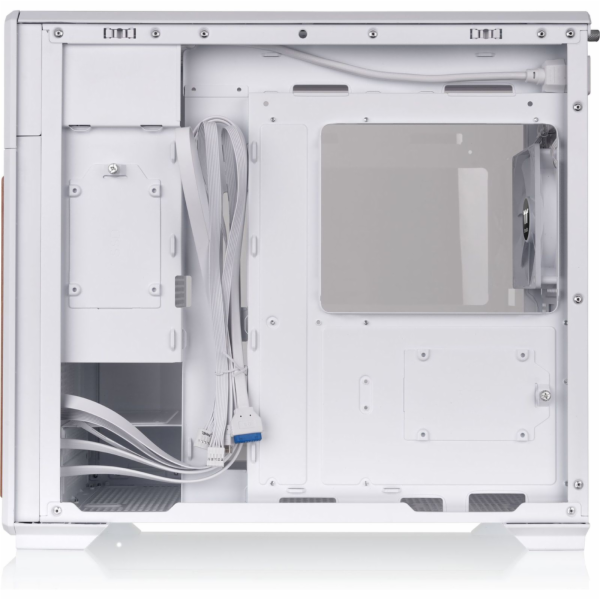 Thermaltake TR300 WS (bílá/dřevěná, tvrzené sklo)