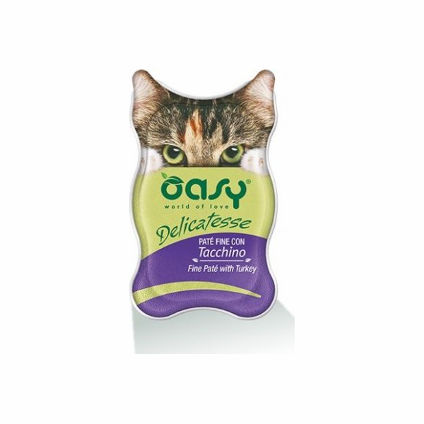 OASY Delicatesse Fine paté with Turkey - mokré krmivo pro...