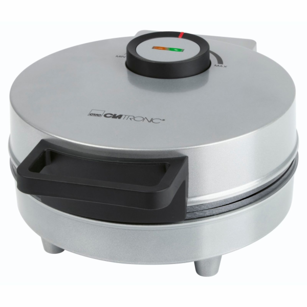 Clatronic HA 3833 1 vafle/vaflí 1200 W Černá, Stříbrná