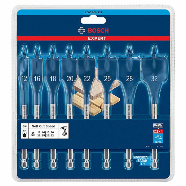 Bosch Sada vrtáků pro ploché frézování Expert Self Cut Sp...
