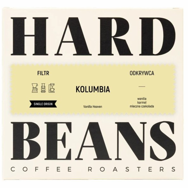 Hard Beans Kávová zrna Hard Beans - filtrovaná káva Colom...