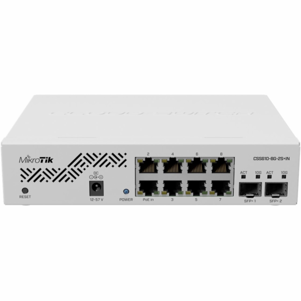 MikroTik Cloud Smart Switch CSS610-8G-2S+IN, 8 gigabit.po...