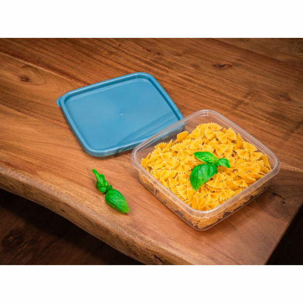 Dóza na potraviny 1000 ml čtverec Lunchbox set 4 ks
