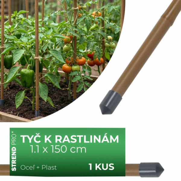 Podpěra rostlin 1500x11 mm Garden TY ocel/plast