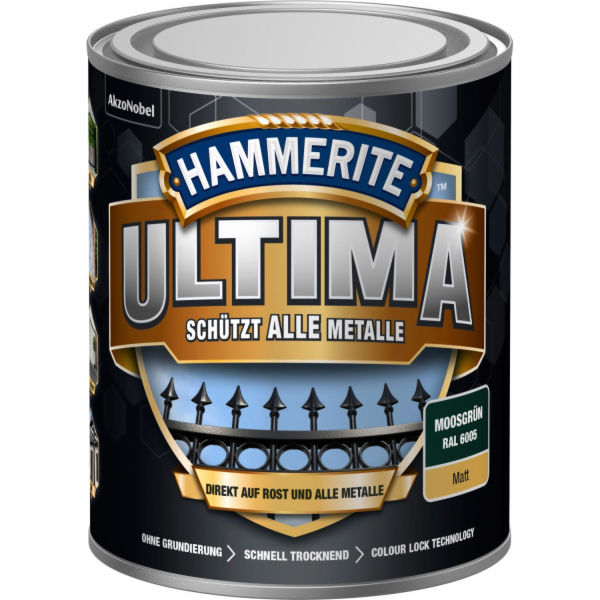 Ochranná barva na kov Hammerite Ultima Matt 750 ml mechov...