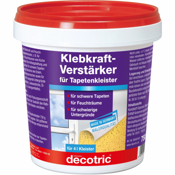 Zpevňovač lepidla Decotric 750 g