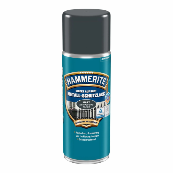 Hammerite Ochranná barva na kov ve spreji RAL 7016 Antrac...