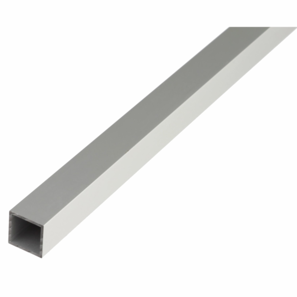 Čtvercová trubka, stříbrně eloxovaná, 10 mm x 10 mm x 100...