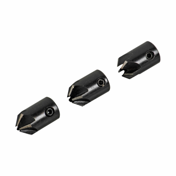 Sada zahlubovačů HSS LUX-TOOLS 3 mm, 4 mm a 5 mm
