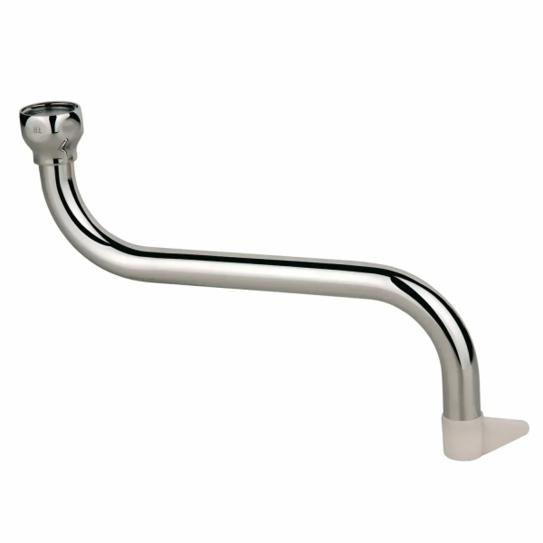 Kirchhoff S-pipe výtok 13 mm (1/2") x 250 mm chrom