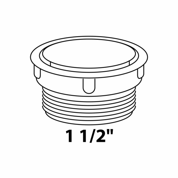 Koncová zátka Kirchhoff pro šroubení sifonu 47,8 mm (vněj...