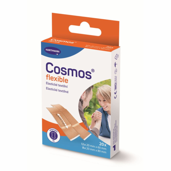 Náplast Cosmos pružná flexible, 2 vel., 20 ks