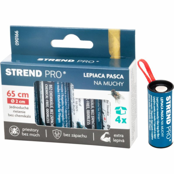 Mucholapka Strend Pro, na mouchy, lepovy pas, bal. 4 ks
