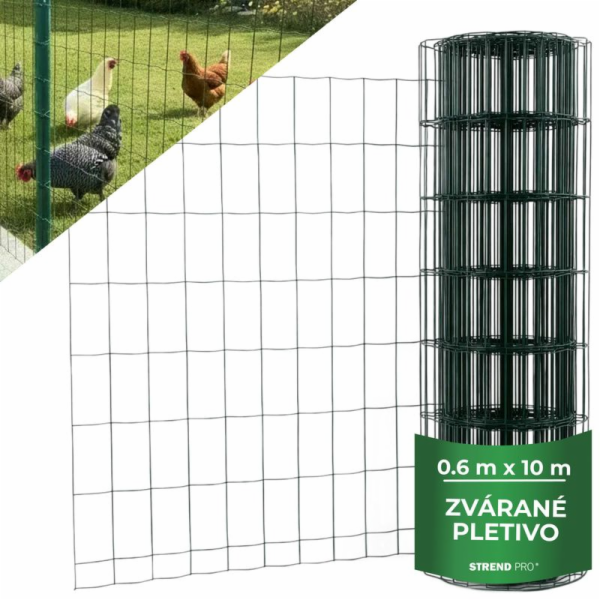 Pletivo EUROPLAST 1, 600/100x50/2,20 mm, zelene, RAL 6005...