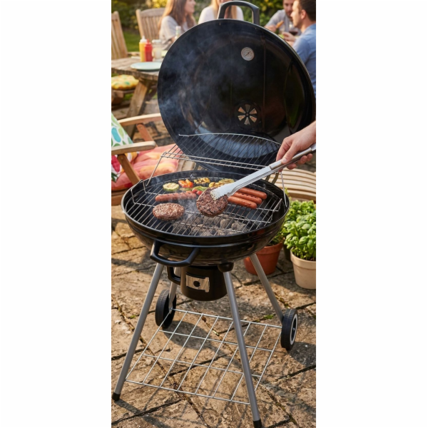 Gril Strend Pro Marco, BBQ, na drevené uhlie, 58,5x65x85 cm