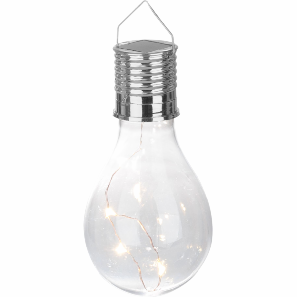 Lampa Strend Pro, žiarovka, solárne, LED, 7,5x15 cm, Sell...