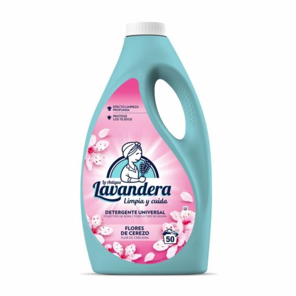 Prací gél Lavandera, čerešňové kvety, 2500 ml/50 pracích ...