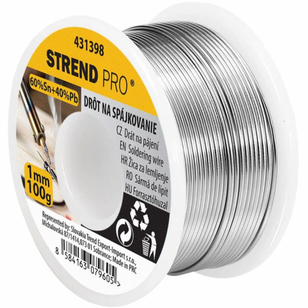 Cín Strend Pro, na spájkovanie, 1 mm, 250 g
