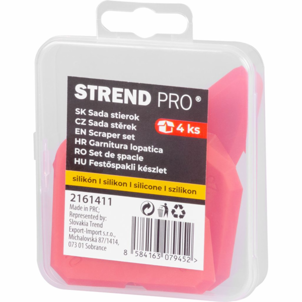 Sada stierok Strend Pro, na silikón a tmel, 4 ks